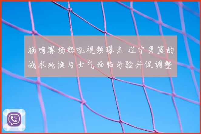 杨鸣赛场怒吼视频曝光 辽宁男篮的战术轮换与士气面临考验并促调整